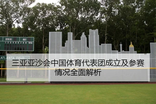 三亚亚沙会中国体育代表团成立及参赛情况全面解析
